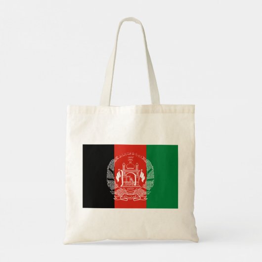 Flagge Afghanistans Tragetasche (Rückseite)
