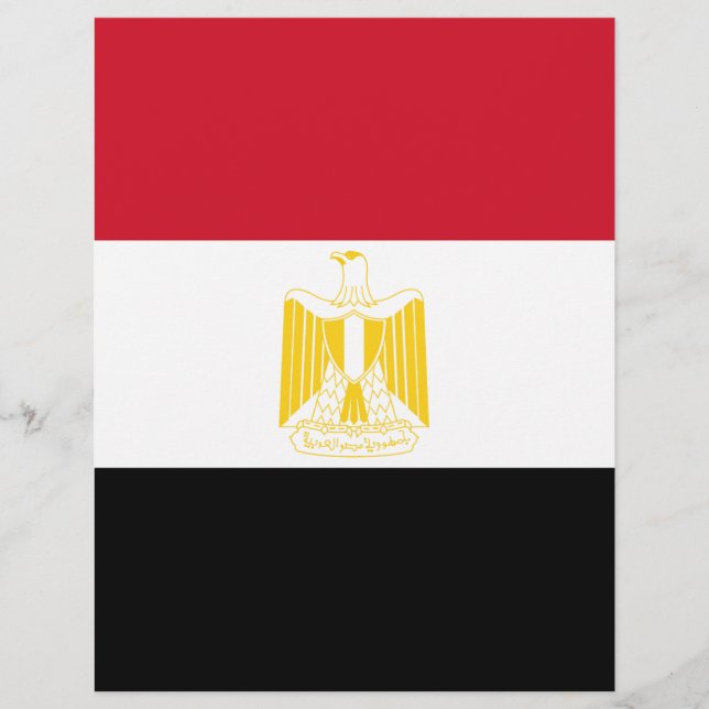 Flagge Ägyptens (Vorderseite)