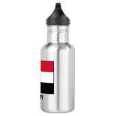 Flagge Ägyptens (Ägyptisch) Edelstahlflasche (Rechts)