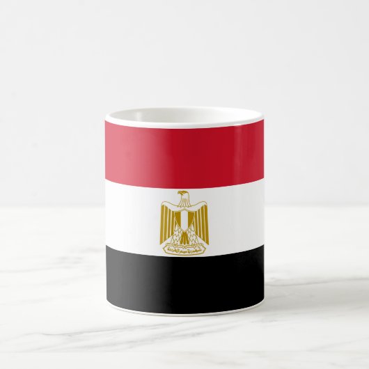 Flagge Ägyptens (Ägyptisch) Kaffeetasse (Mittel)