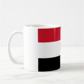 Flagge Ägyptens (Ägyptisch) Kaffeetasse (Links)