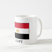 Flagge Ägyptens (Ägyptisch) Kaffeetasse (VorderseiteRechts)