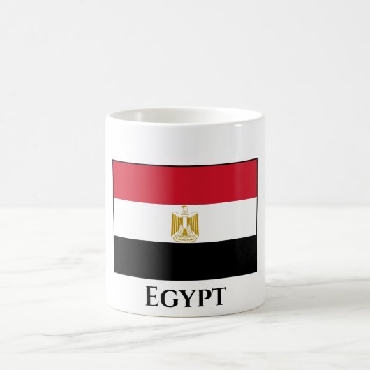 Flagge Ägyptens (Ägyptisch) Kaffeetasse (Mittel)