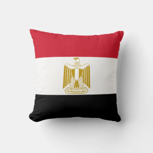 Flagge Ägyptens (Ägyptisch) Kissen