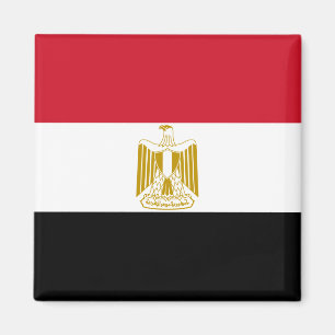Flagge Ägyptens (Ägyptisch) Magnet