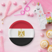 Flagge Ägyptens (Ägyptisch) Pappteller (Party)
