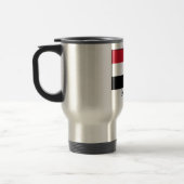 Flagge Ägyptens (Ägyptisch) Reisebecher (Links)