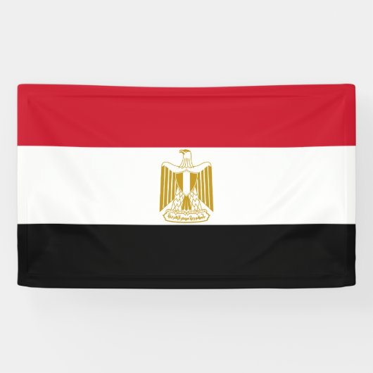 Flagge Ägyptens Banner (Horizontal)