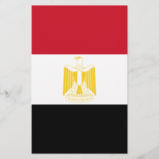 Flagge Ägyptens Briefpapier (Vorderseite)
