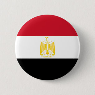 Flagge Ägyptens Button
