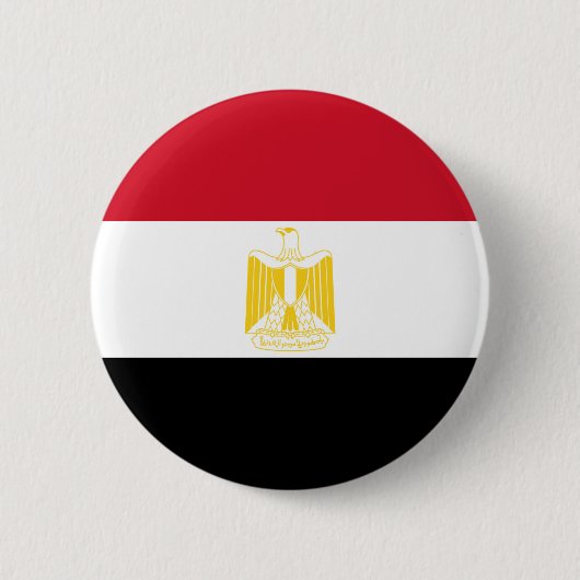 Flagge Ägyptens Button (Vorderseite)