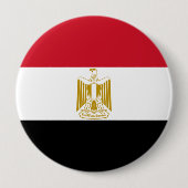 Flagge Ägyptens Button (Vorderseite)