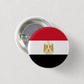 Flagge Ägyptens Button (Vorne & Hinten)