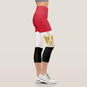 Flagge Ägyptens Capri Leggings