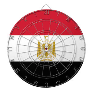 Flagge Ägyptens Dartscheibe