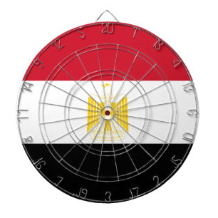 Flagge Ägyptens Dartscheibe