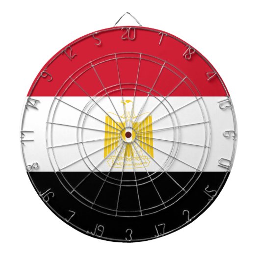 Flagge Ägyptens Dartscheibe (vorne)