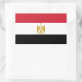 Flagge Ägyptens: Decal-Aufkleber Rechteckiger Aufkleber (Tasche)
