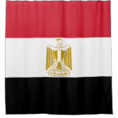 Flagge Ägyptens Duschvorhang (Vorderseite)