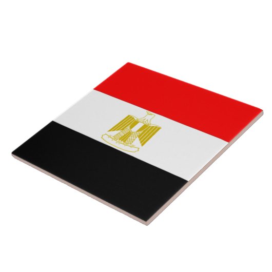 Flagge Ägyptens Fliese (Seite)
