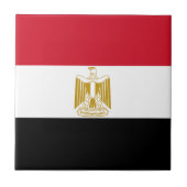 Flagge Ägyptens Fliese (Vorderseite)