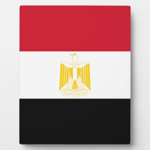 Flagge Ägyptens Fotoplatte