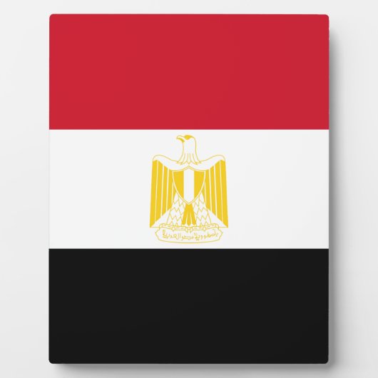 Flagge Ägyptens Fotoplatte (Vorderseite)