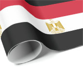 Flagge Ägyptens Geschenkpapier (Rolleneckpunkt)