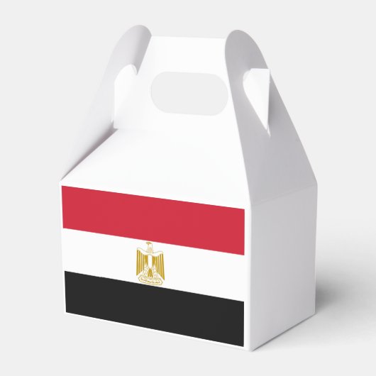 Flagge Ägyptens Geschenkschachtel (Rückseite)