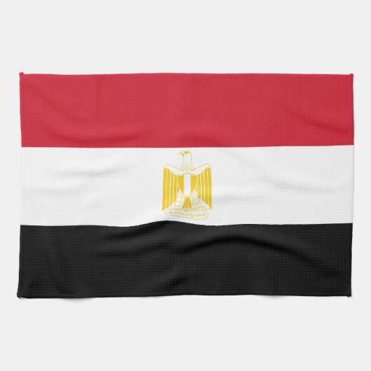 Flagge Ägyptens Geschirrtuch (Horizontal)