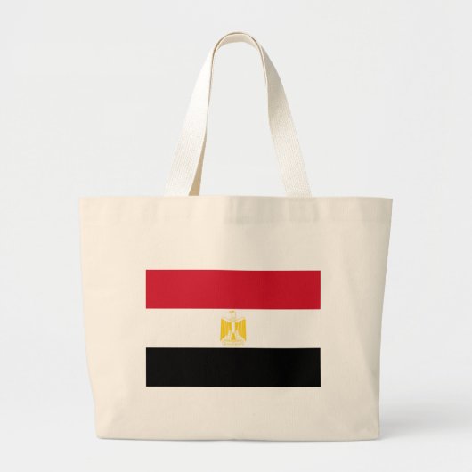 Flagge Ägyptens Jumbo Stoffbeutel (Vorne)