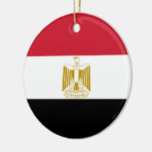 Flagge Ägyptens Keramik Ornament (Links)