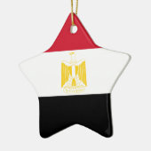 Flagge Ägyptens Keramik Ornament (Links)