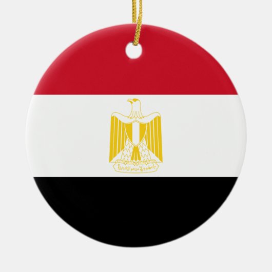 Flagge Ägyptens Keramikornament (Vorne)