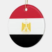 Flagge Ägyptens Keramikornament (Links)