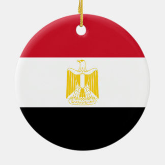 Flagge Ägyptens Keramikornament