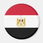 Flagge Ägyptens Magnet (Vorne)