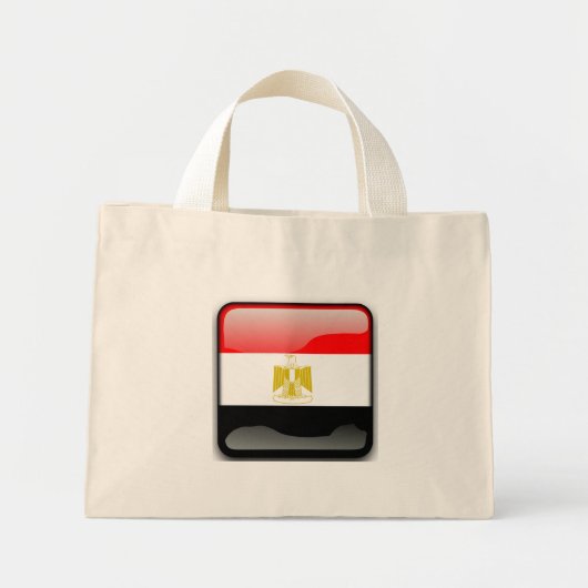 Flagge Ägyptens Mini Stoffbeutel (Vorne)