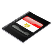 Flagge Ägyptens Notizblock (Linke Seite)
