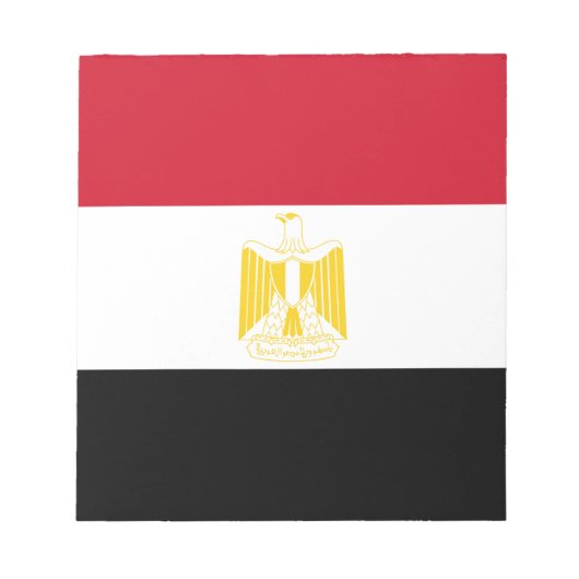 Flagge Ägyptens Notizblock (Vorderseite)