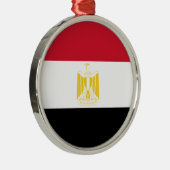 Flagge Ägyptens Ornament Aus Metall (Rechts)