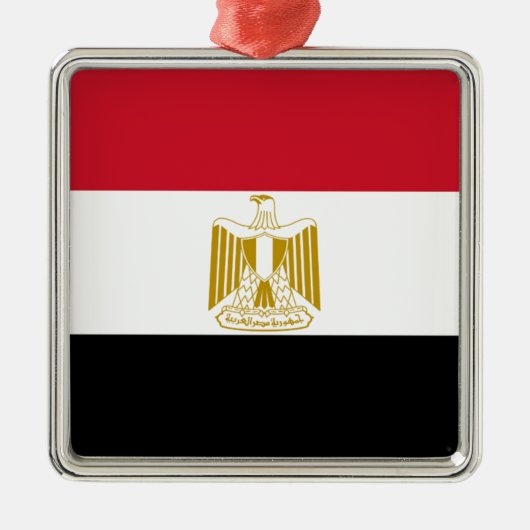 Flagge Ägyptens Ornament Aus Metall (Vorne)