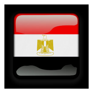 Flagge Ägyptens Poster