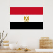 Flagge Ägyptens Poster (Küche)