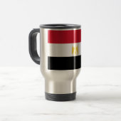 Flagge Ägyptens Reisebecher (Vorderseite Links)