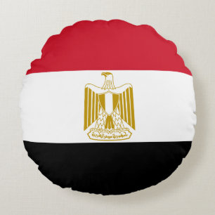 Flagge Ägyptens Rundes Kissen