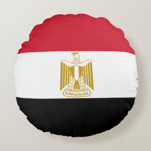Flagge Ägyptens Rundes Kissen