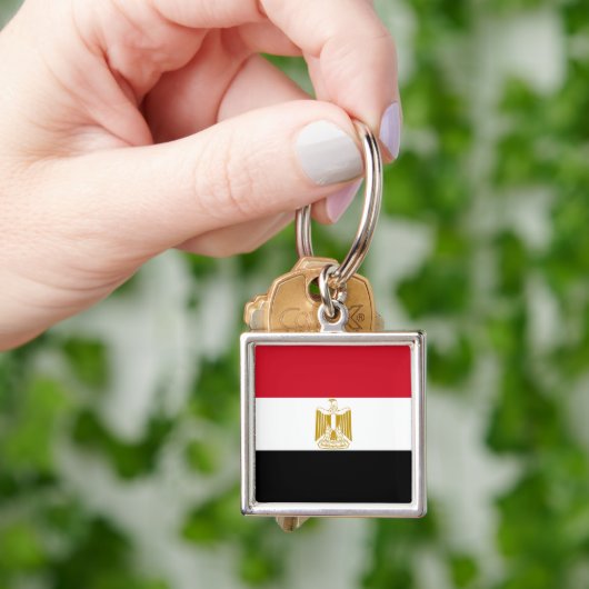 Flagge Ägyptens Schlüsselanhänger (Hand)