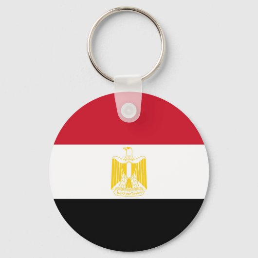 Flagge Ägyptens Schlüsselanhänger (Vorderseite)
