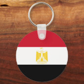 Flagge Ägyptens Schlüsselanhänger (Vorderseite)
